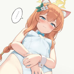 This is a pixiv picture whose title is マリーを下から眺める.