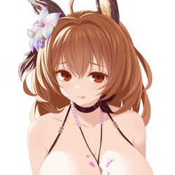 This is a pixiv picture whose title is 水着ヘカテー.