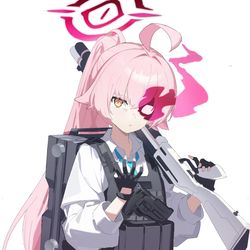 This is a pixiv picture whose title is 호시노 임전.
