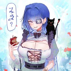 This is a pixiv picture whose title is ゾンビ彼女 ;).