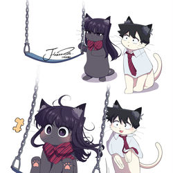 This is a pixiv picture whose title is ブランコ.
