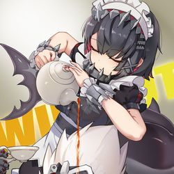 This is a pixiv picture whose title is 「お熱いのでお気を付けくださーい」.