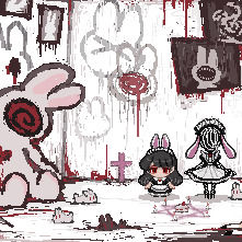 This is a pixiv picture whose title is 🎀🐰 Rabbit room 🐰🎀.