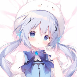 This is a pixiv picture whose title is 魔法少女チノちゃん🪄🤍.