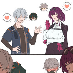 This is a pixiv picture whose title is Same energy.