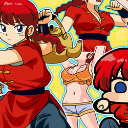 This is a pixiv picture whose title is らんま1/2.