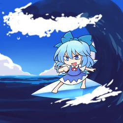 This is a pixiv picture whose title is チルノ.