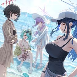 This is a pixiv picture whose title is 初めての海.