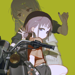This is a pixiv picture whose title is 🛵.