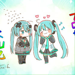 This is a pixiv picture whose title is 祝☆映画化.