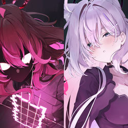 This is a pixiv picture whose title is テラーVSテラー.
