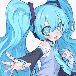 This is a pixiv picture whose title is Miku doll.