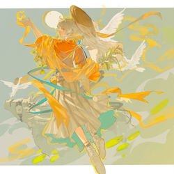 This is a pixiv picture whose title is 步芳兰.