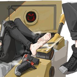This is a pixiv picture whose title is 大热天秀机的技工老姐.