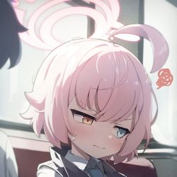 This is a pixiv picture whose title is ホシノ.