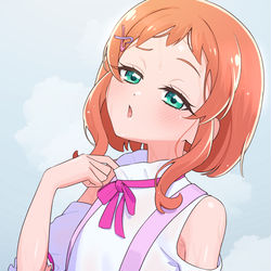This is a pixiv picture whose title is あっつ….