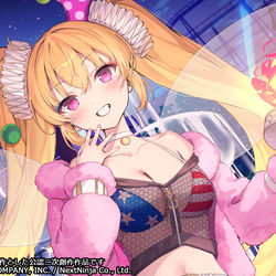 This is a pixiv picture whose title is 【お仕事】東方LostWord☆5絵札「オーバールナティック」.