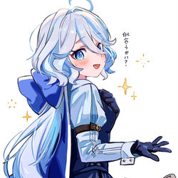 This is a pixiv picture whose title is 💙.