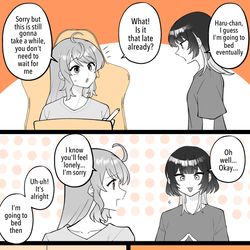 This is a pixiv picture whose title is 【EN】Bebe.