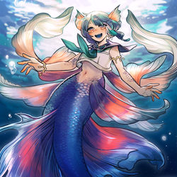This is a pixiv picture whose title is 【Skeb】ベタ娘🐠.