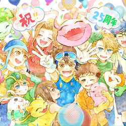 This is a pixiv picture whose title is 25年目の夏！.