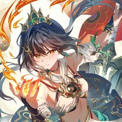 This is a pixiv picture whose title is 雲璃.