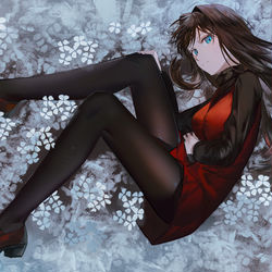 This is a pixiv picture whose title is 青子.