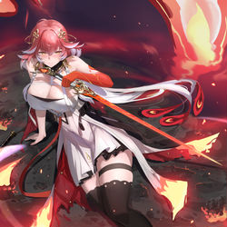 This is a pixiv picture whose title is 长离.