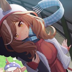 This is a pixiv picture whose title is 冬デート（妄想）マチタン.