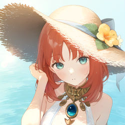 This is a pixiv picture whose title is 水着ニィロウ...