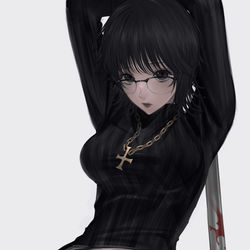 This is a pixiv picture whose title is シズク.