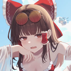This is a pixiv picture whose title is 異変のような暑さ.