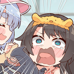 This is a pixiv picture whose title is 🤝.
