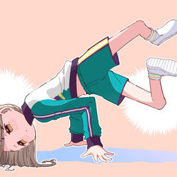 This is a pixiv picture whose title is ブレイクダンス篠澤.