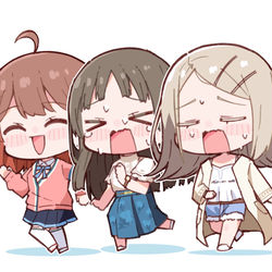 This is a pixiv picture whose title is 走らされる補習組.