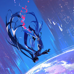 This is a pixiv picture whose title is 誓焰.