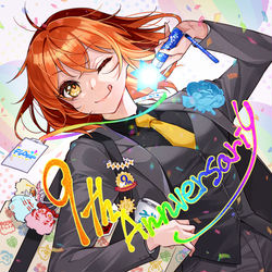 This is a pixiv picture whose title is ㊗9㊗.