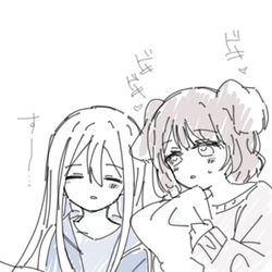 This is a pixiv picture whose title is 添い寝する犬.