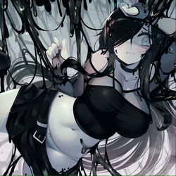 This is a pixiv picture whose title is Aria Slime Trouble.
