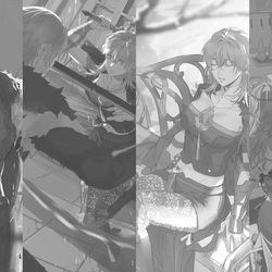 This is a pixiv picture whose title is 風花雪月 5周年.