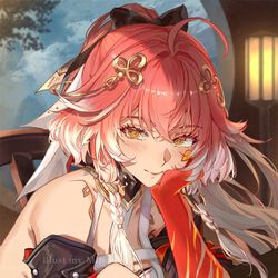 This is a pixiv picture whose title is Changli - Wuthering Waves.