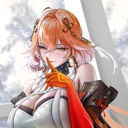 This is a pixiv picture whose title is 長離.