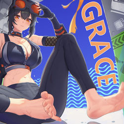 This is a pixiv picture whose title is Summer Grace.