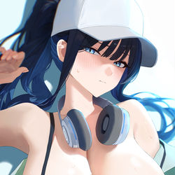 This is a pixiv picture whose title is 水着サオリ.