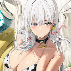 This is a pixiv picture whose title is milく.