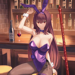 This is a pixiv picture whose title is スカサハバニー.