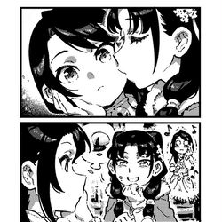 This is a pixiv picture whose title is 活俠傳-二創四格 3.