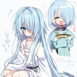 This is a pixiv picture whose title is 吹雪.