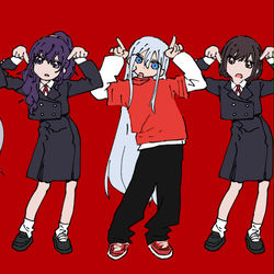This is a pixiv picture whose title is 絶対零度パロニーゴ.