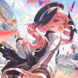 This is a pixiv picture whose title is 下江小春.